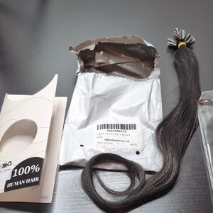 22-in Utip Keratin 25 G Human Hair Extensions Natural Black Prebonded